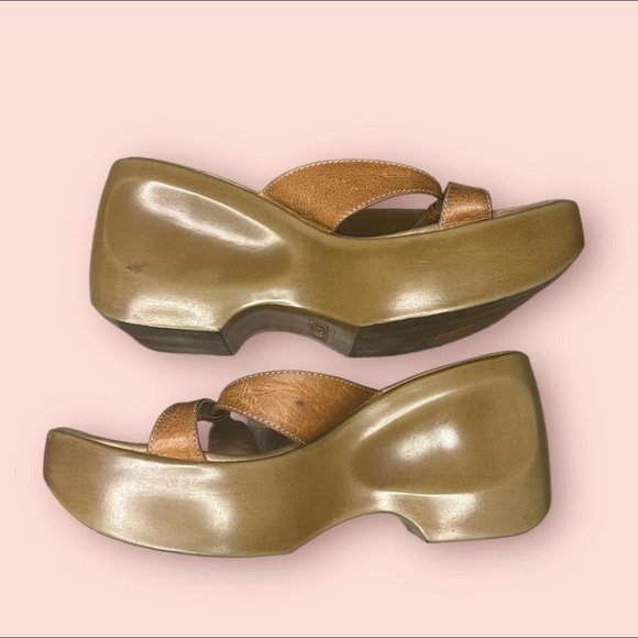 🤎 vintage steve madden wedges - Picture 1 of 3